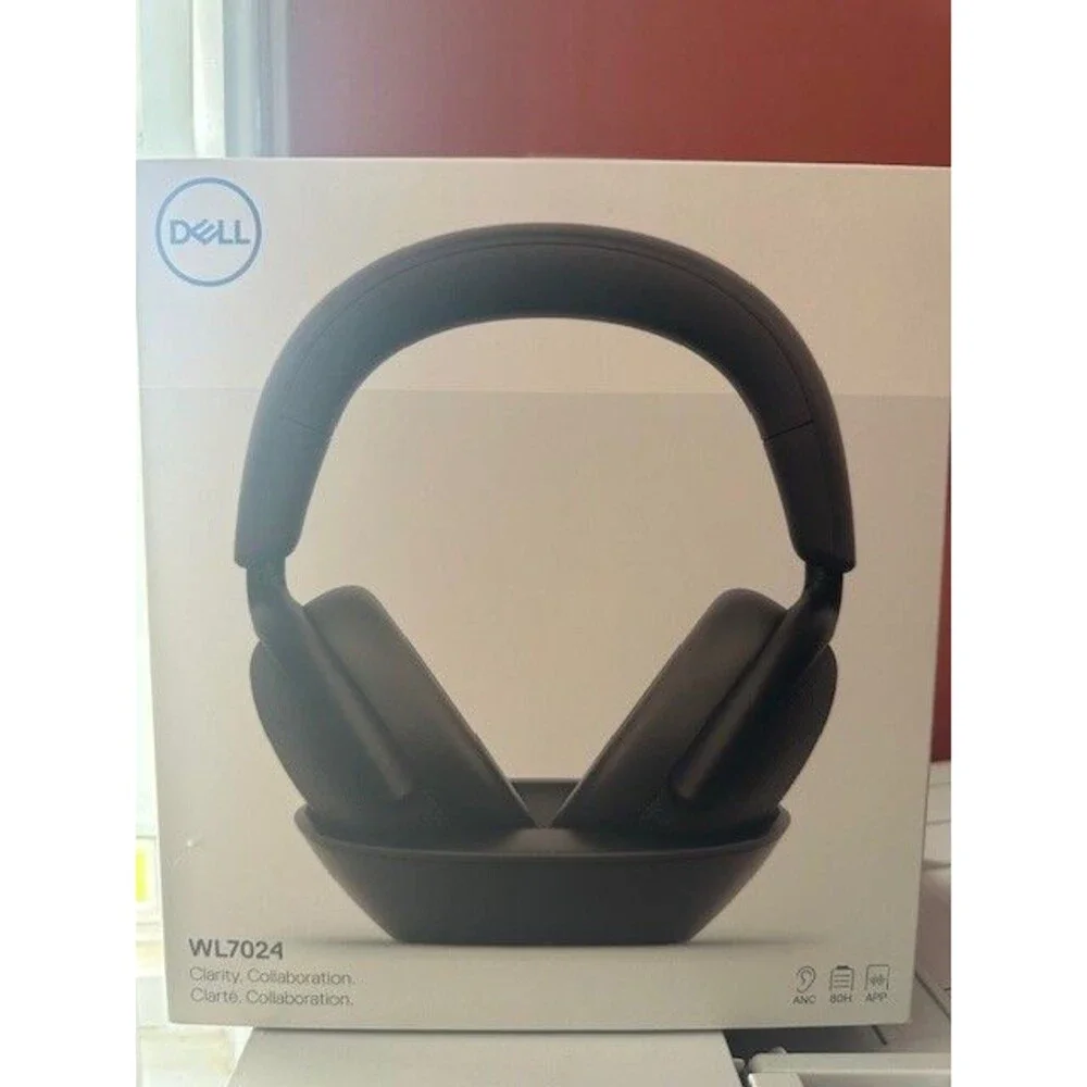 Dell WL7024 Pro Premium Wireless ANC Headset NEW